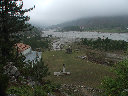 vojensk zkladna ve vesnici Valbona